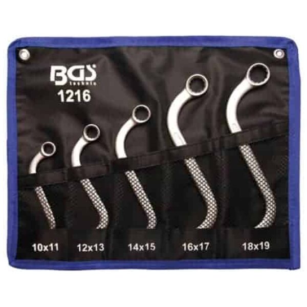 BGS 1216 S-Shaped Ring Spanners Set