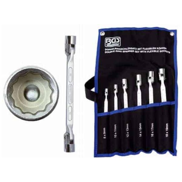 BGS1201 Flexi Ring Spanner Set