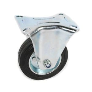 Castor Fixed Rubber Wheel