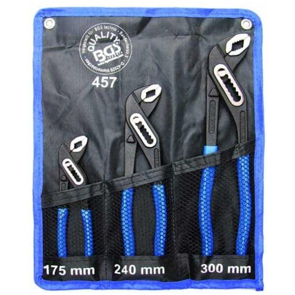 BGS 3-Piece Waterpump Pliers Set