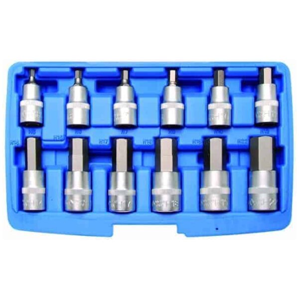 BGS 12-Piece 1/2" Allen Key Bit Set