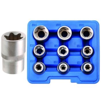 BGS 9-Piece E-Type Socket Set