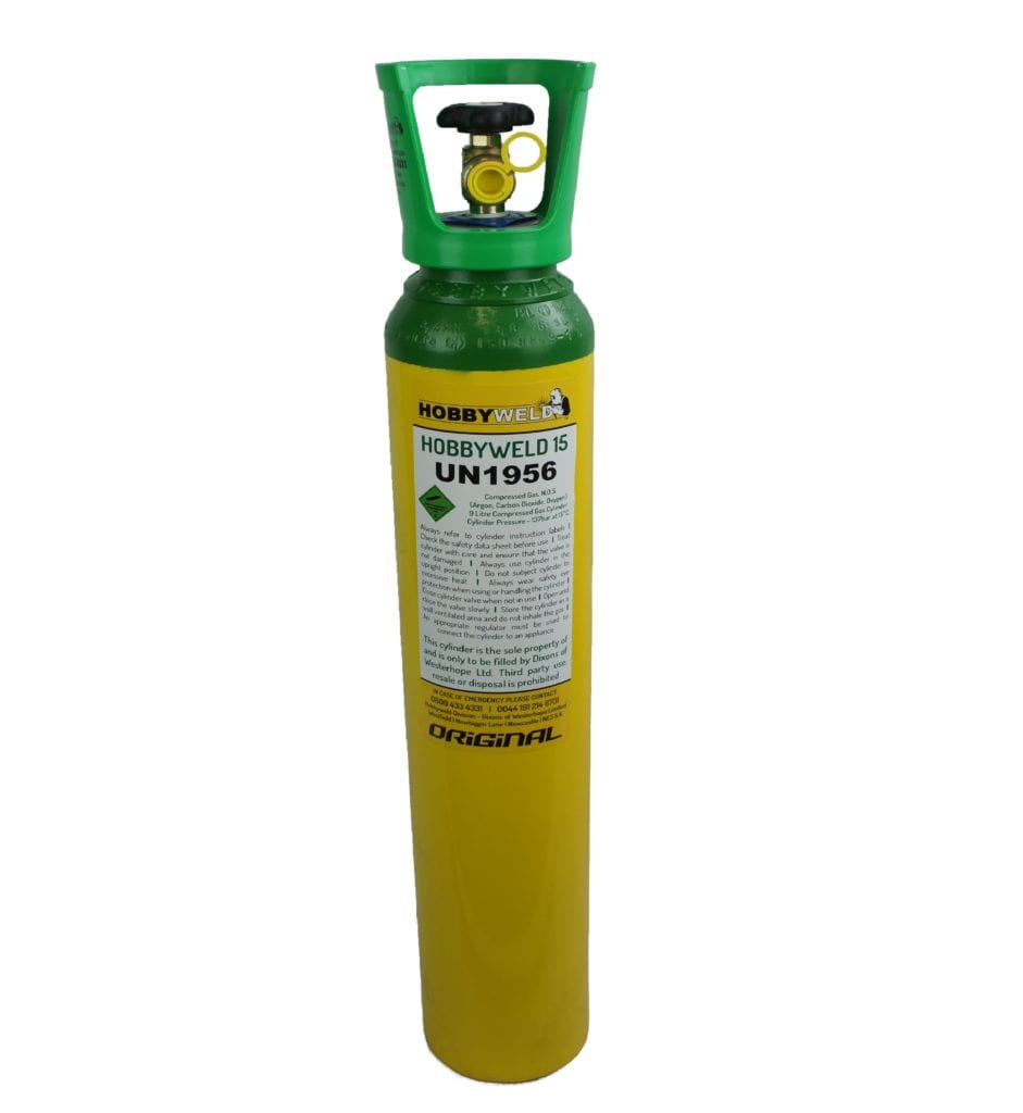Mig Gas 9 Litre Refill 5 CO2 Bottles are Rent Free from ProWeld