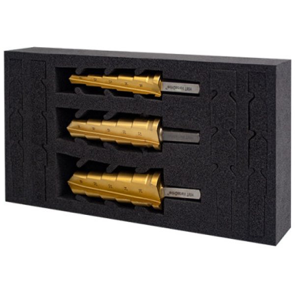 VersaDrive ImpactaStep Cutter Set, 16, 22, 26mm
