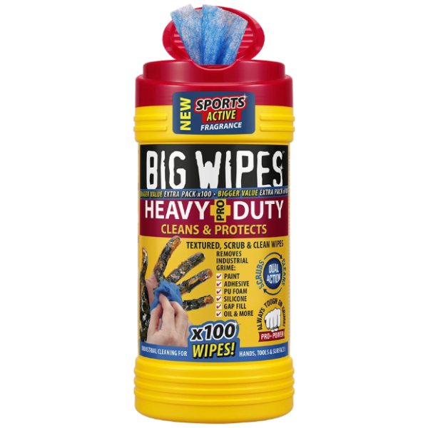 Big Wipes HEAVY-DUTY TEXTURED, SCRUB & CLEAN WIPES