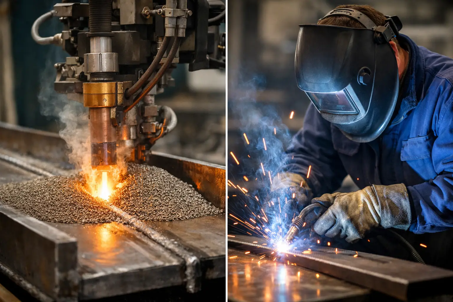 Submerged Arc vs MIG Welding