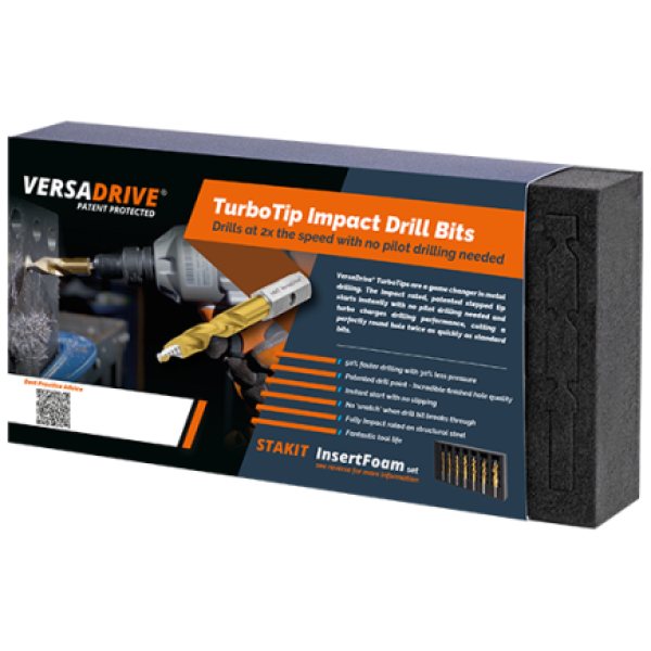 HMT Versadrive Turbotip Drill Bits 4pc Set