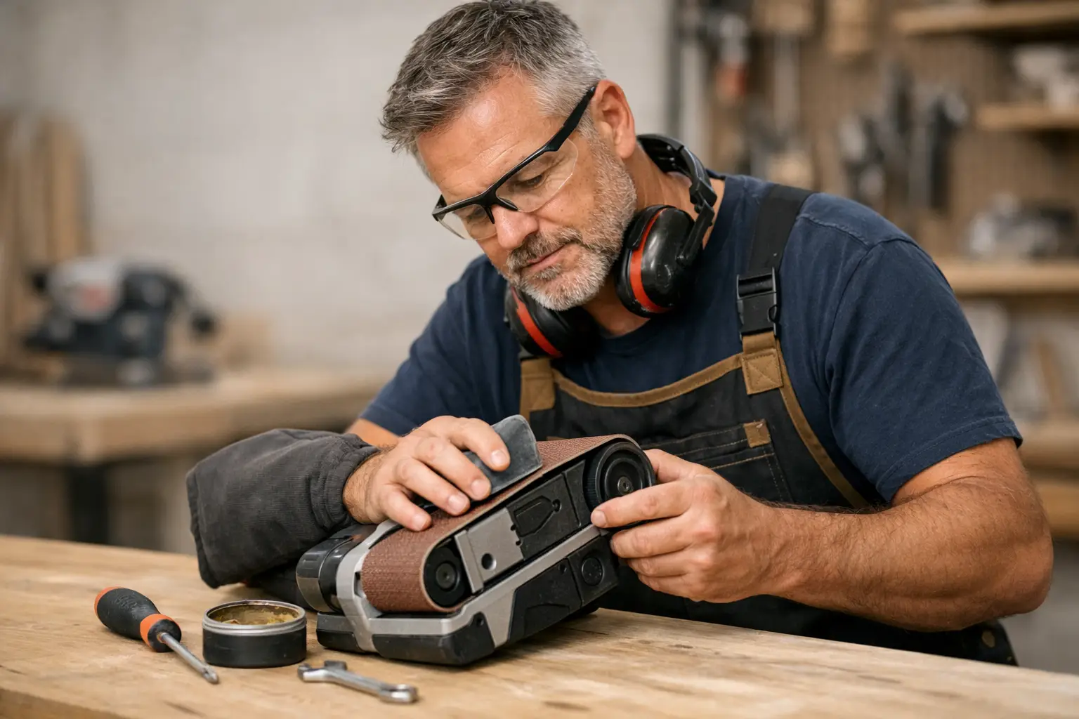 How to Maintain Belt Sanders for Trade Use